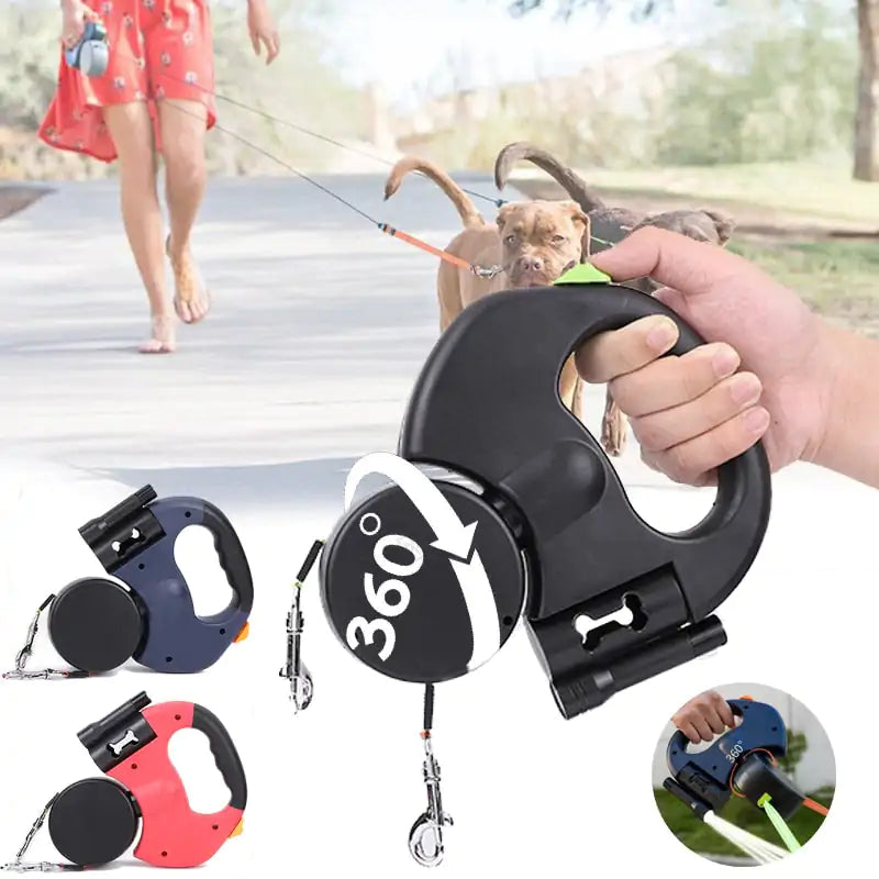 Tangle Free Dual Dog Leash