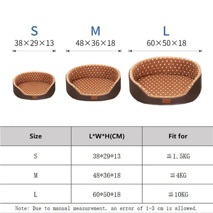 Soft Double-Side Pet Dog Bed